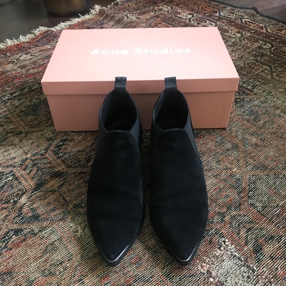 ACNE STUDIOS Jenny Suede Boots black - Picture 5 of 8